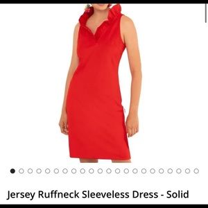 BRAND NEW! Gretchen Scott Ruffle Neck Dress